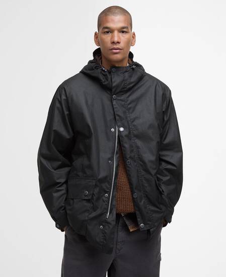 Wachsjacke Tide Black