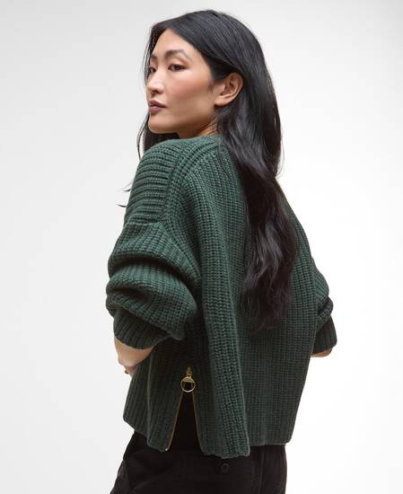 Pullover Lilian Crew-Neck Olive