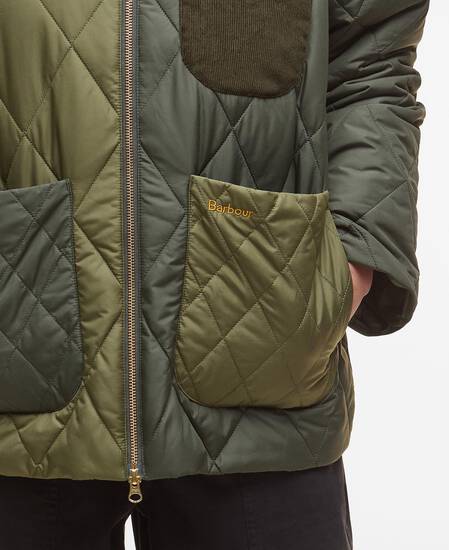 Steppjacke Leonie Olive/Dark Moss/Ancient