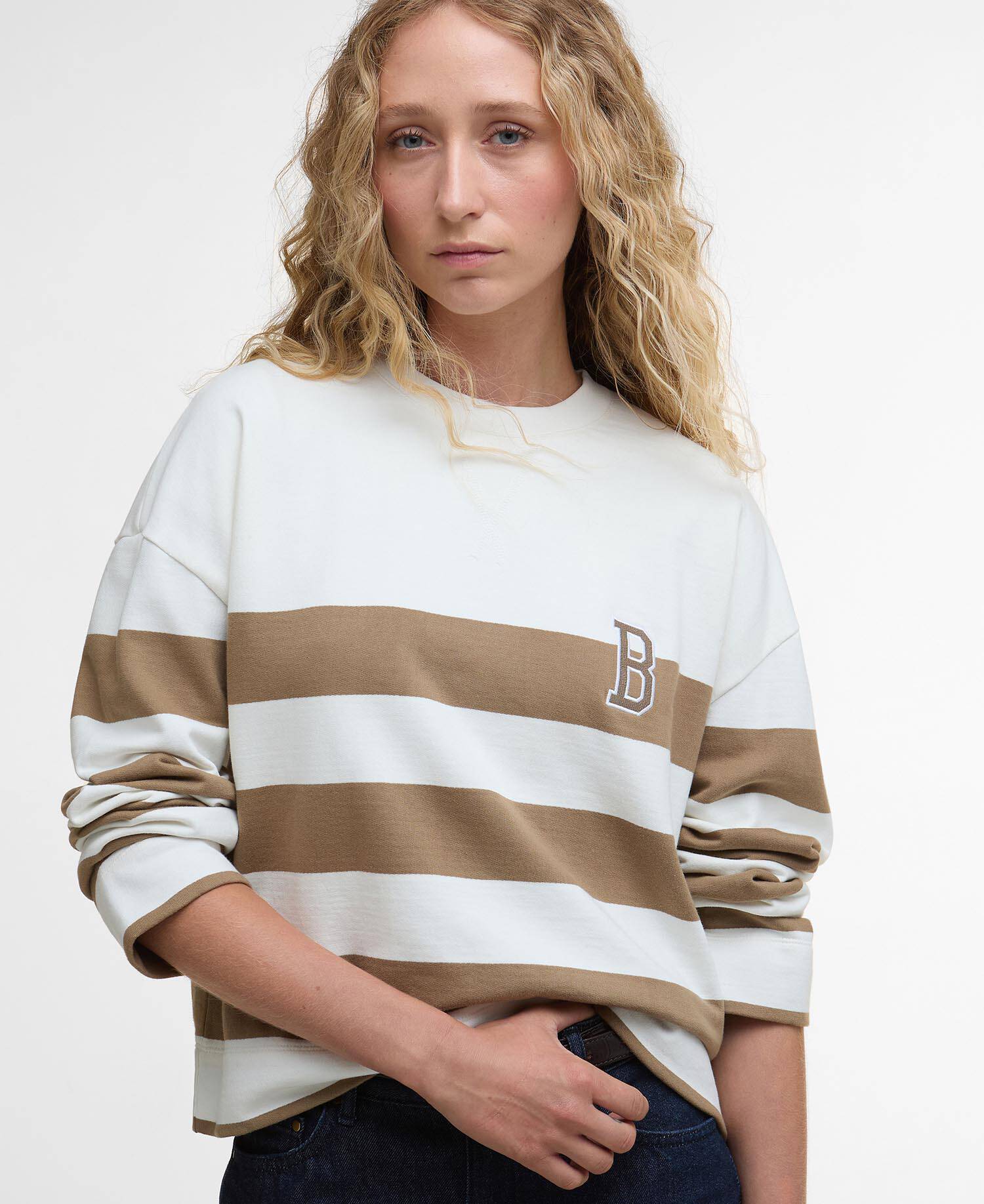 Sweatshirt Faye Striped image number 3