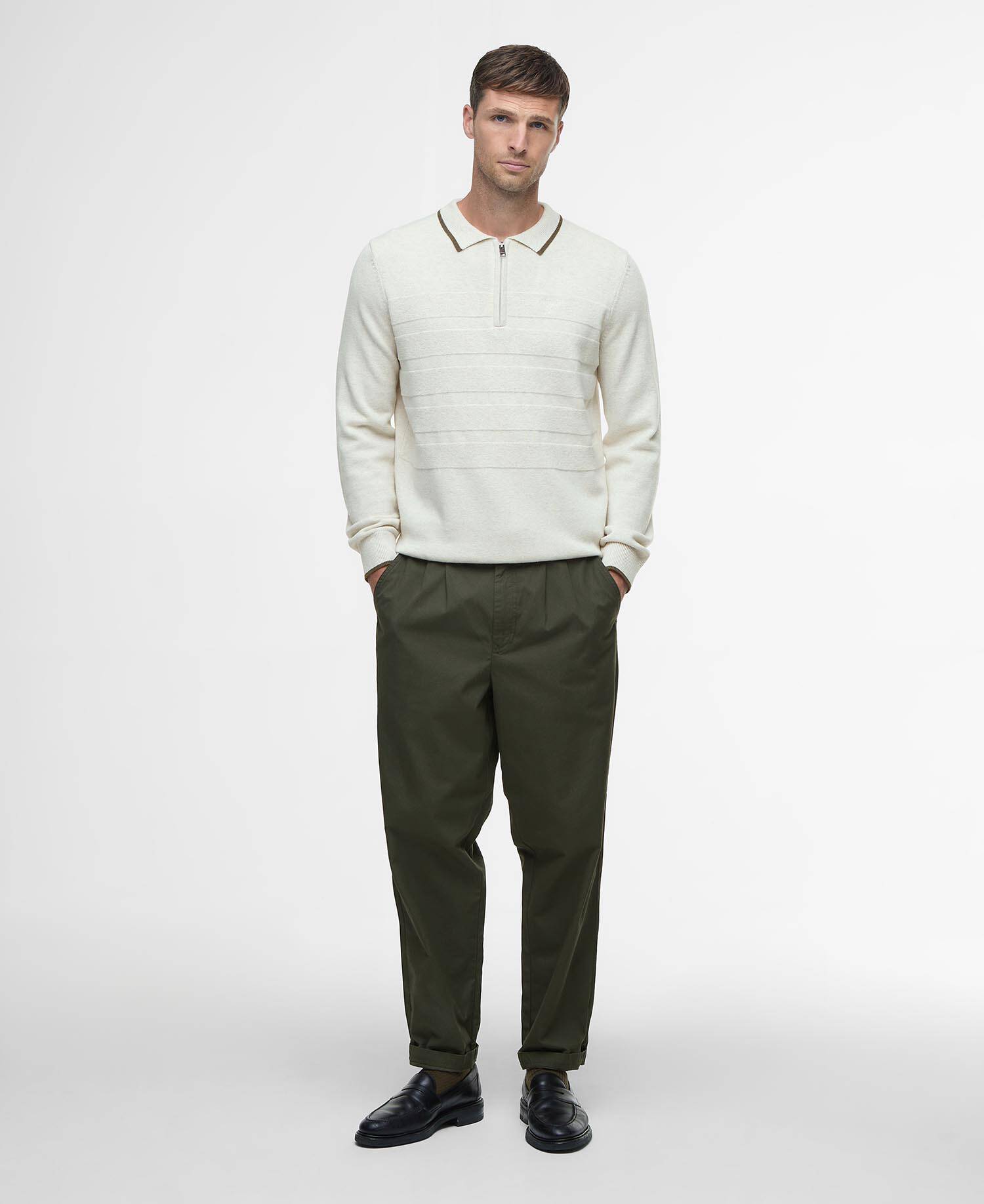 Langarm-Poloshirt Fenhill Knitted image number 1