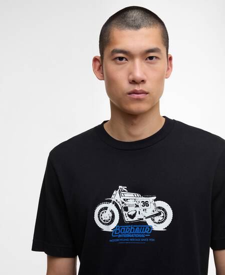 T-Shirt Cruise Graphic Black