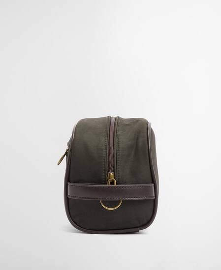 Kulturtasche Wax Olive/Beacon