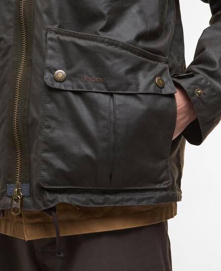 Wachsjacke Re-Engineered Bardon Spey Olive