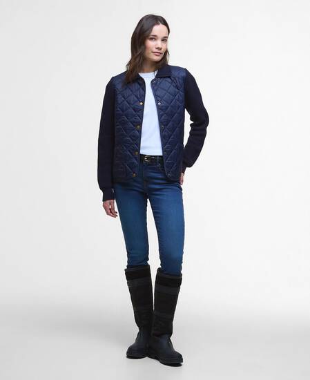 Pullover Allendale Quilted Navy