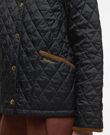 Steppjacke Icons Cropped Liddesdale Black/Classic