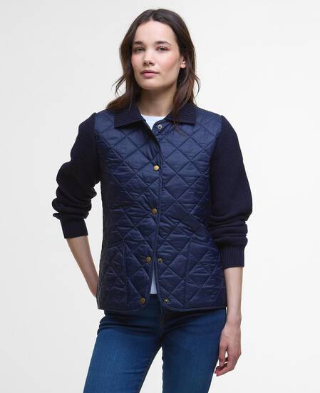 Pullover Allendale Quilted Navy