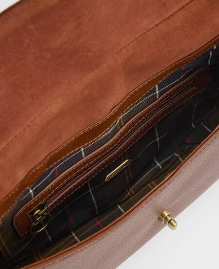 Schultertasche Alder Leder Brown