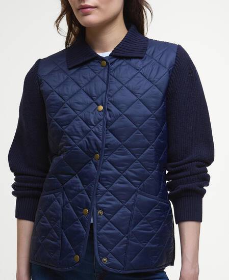 Pullover Allendale Quilted Navy
