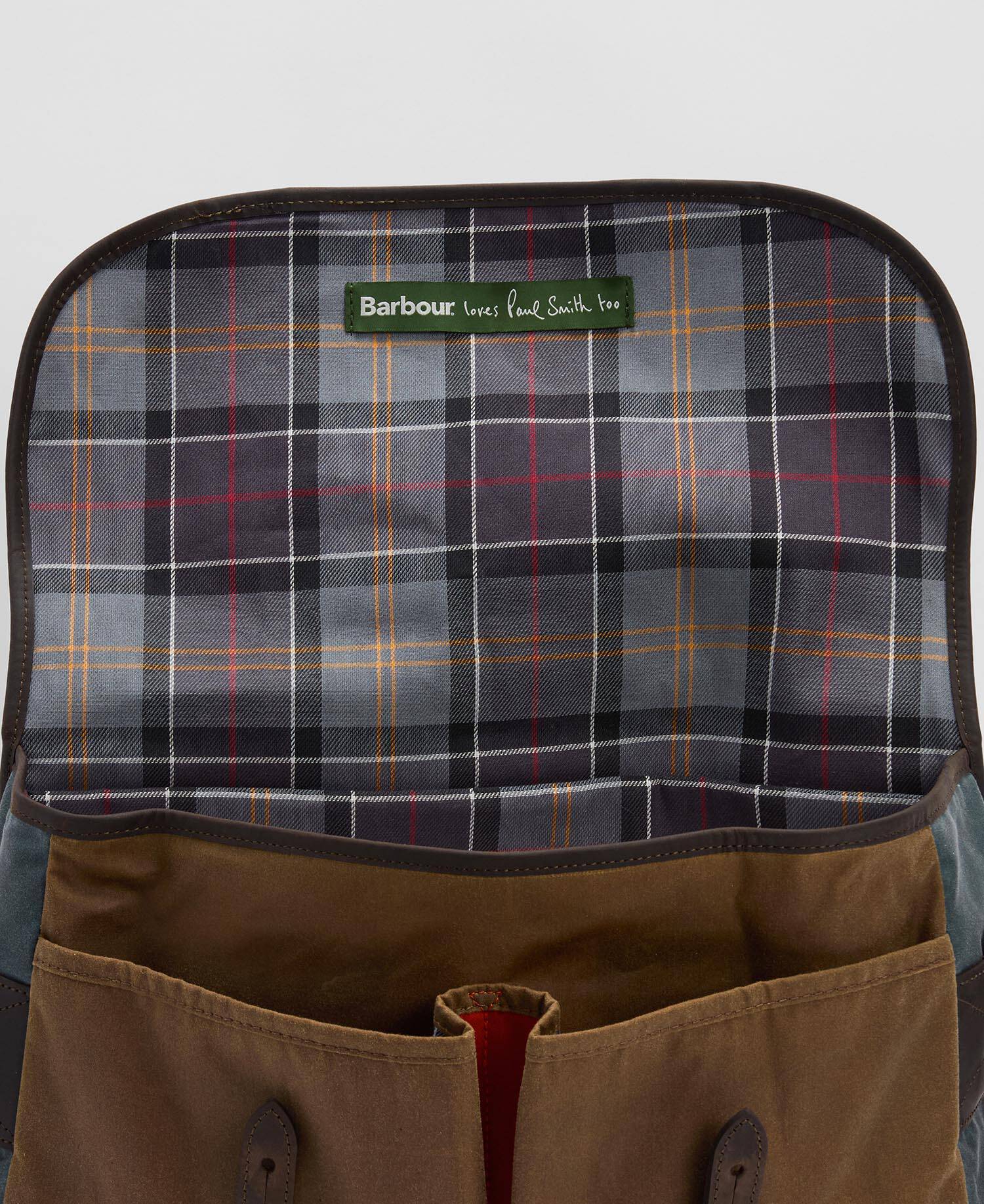 Paul Smith loves Barbour Umhängetasche Wax Tarras image number 5