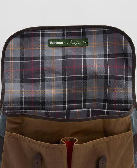Paul Smith loves Barbour Umhängetasche Wax Tarras Tan