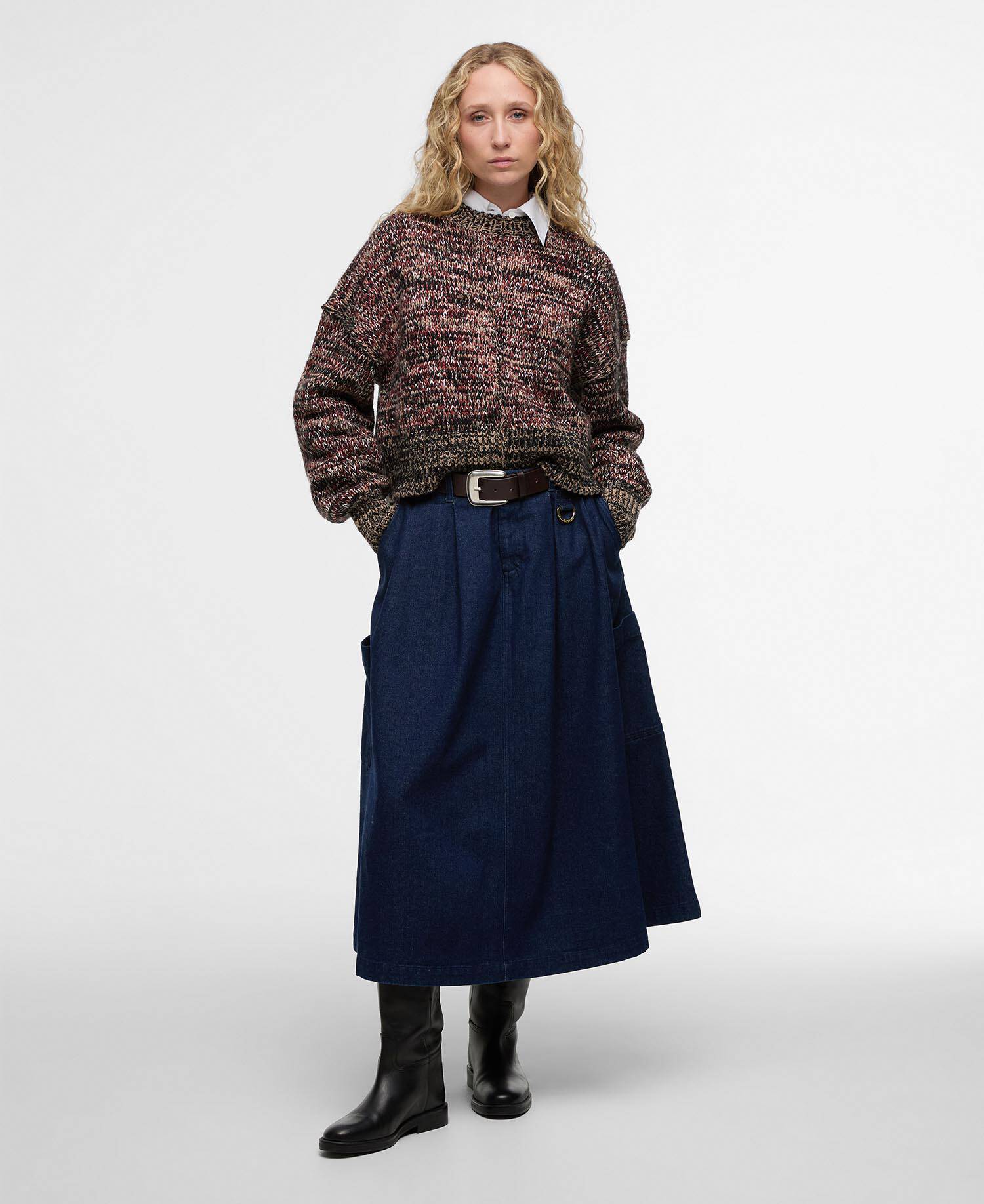 Rock Saima Midi Denim image number 0