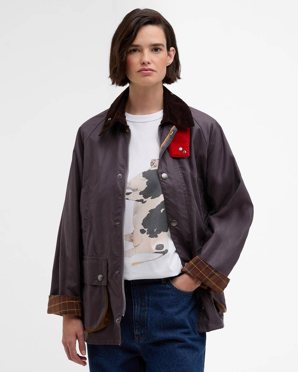 Paul Smith loves Barbour Wachsjacke Oversized Bedale