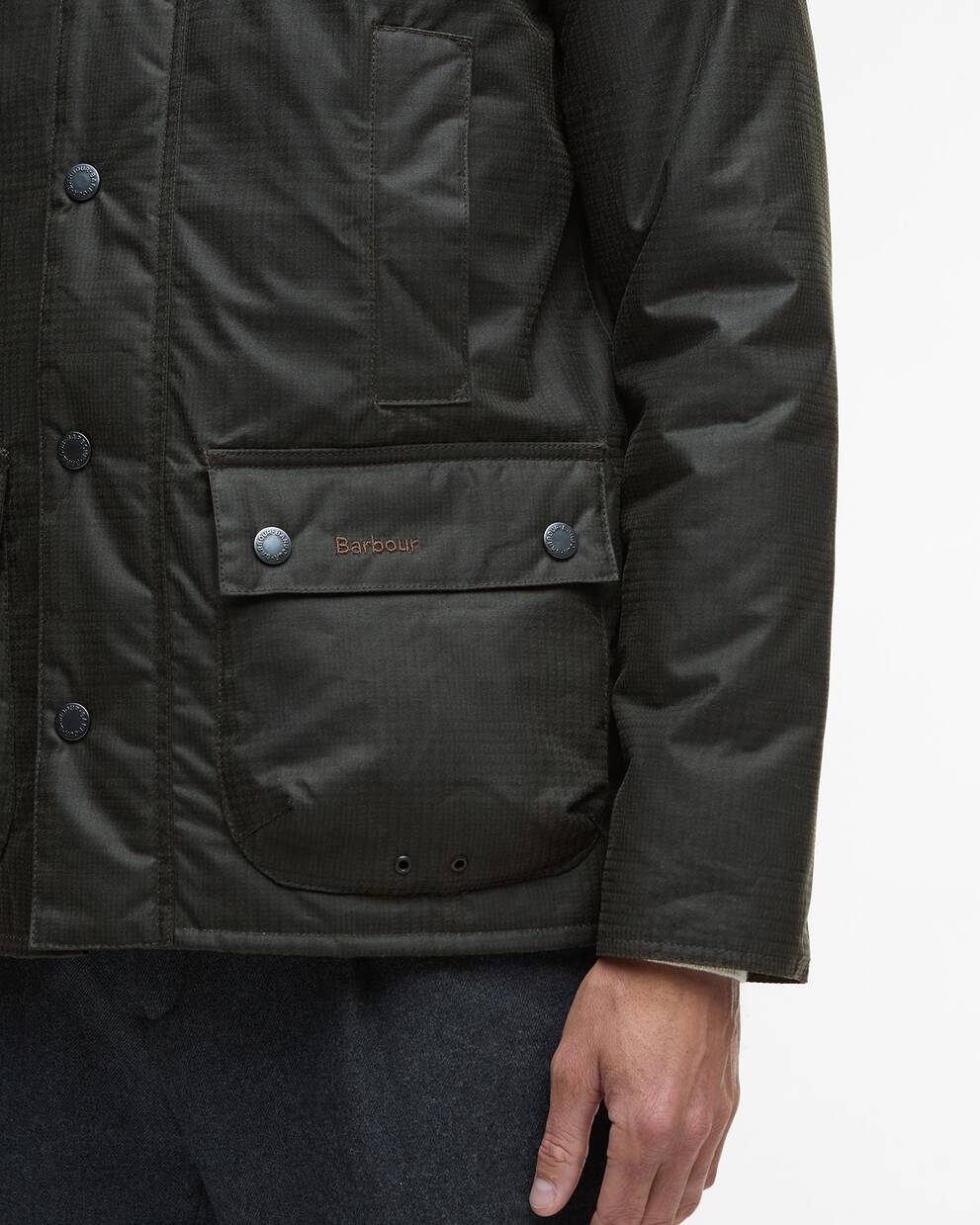 Wachsjacke Modern Beaufort Check