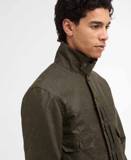 Barbour x Levi’s® Wachsjacke Type II Archive Olive