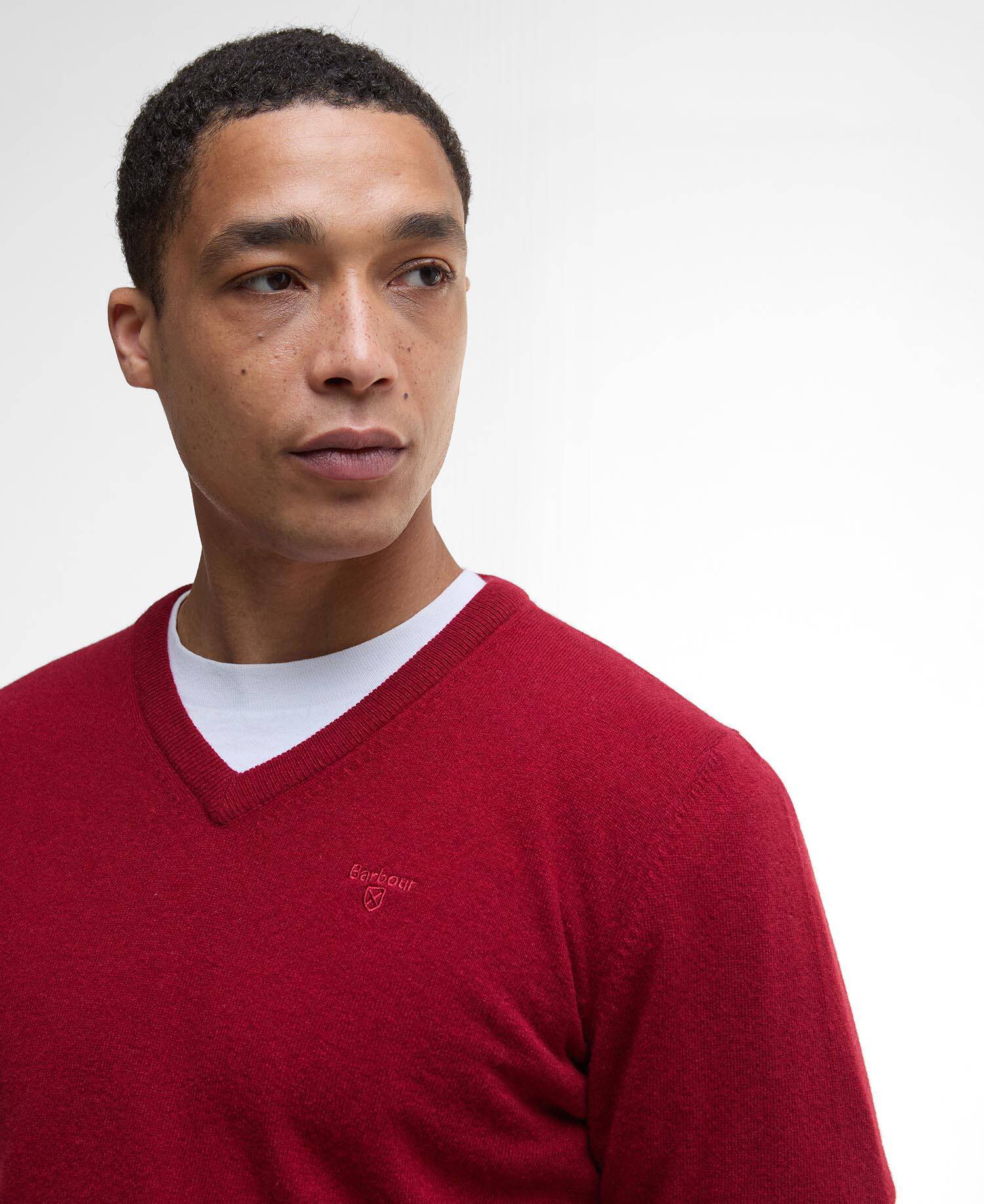 Essential Pullover Wolle V Neck image number 3