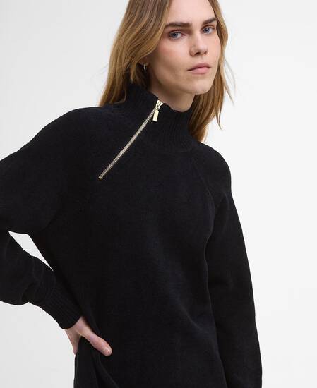 Strickkleid Saskia Mini Black