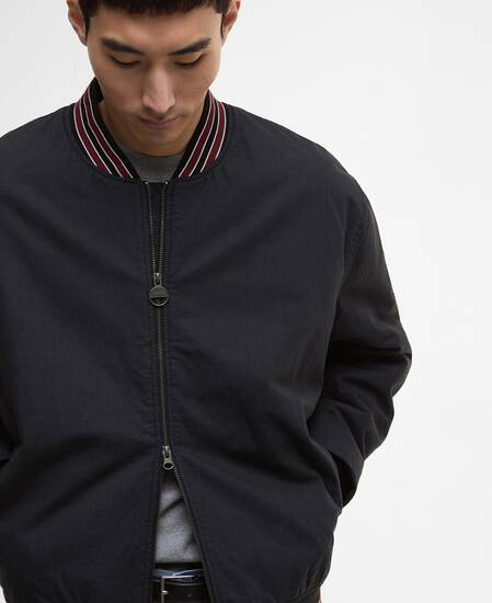 Collegejacke Dobson Casual Varsity Black