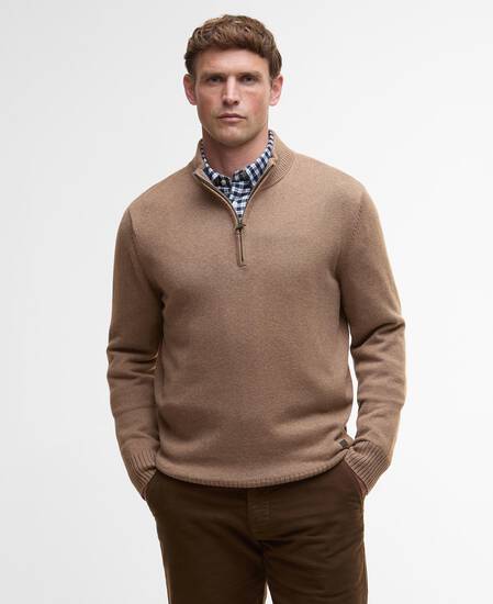 Pullover Kelson Half-Zip Stone