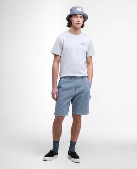 Shorts Tindale Striped Bleached Blue