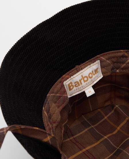 Bucket Hat Brackley Waxed Merlot/Black