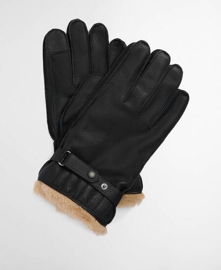 Handschuhe Leather Utility Black