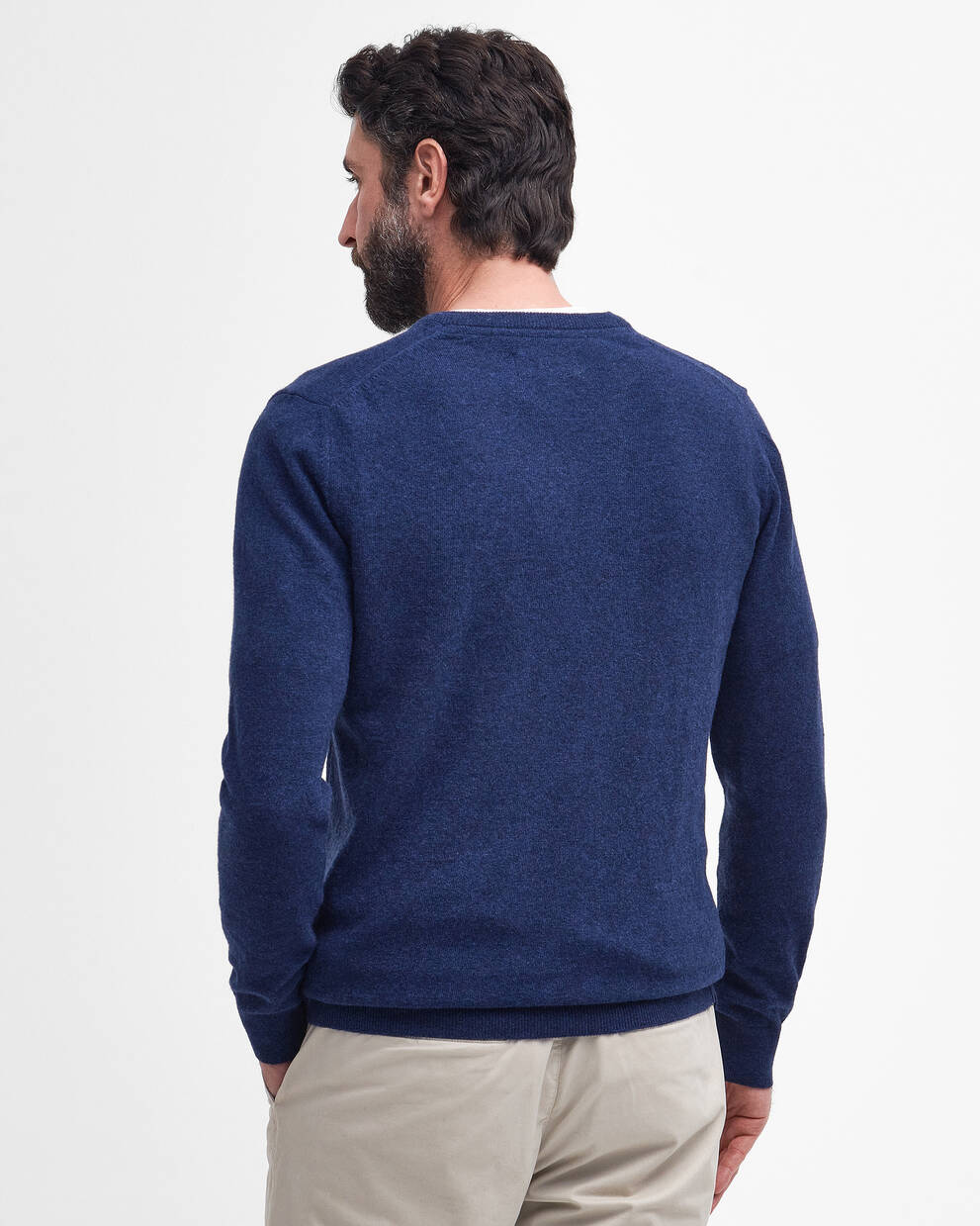 Essential Pullover Wolle V Neck