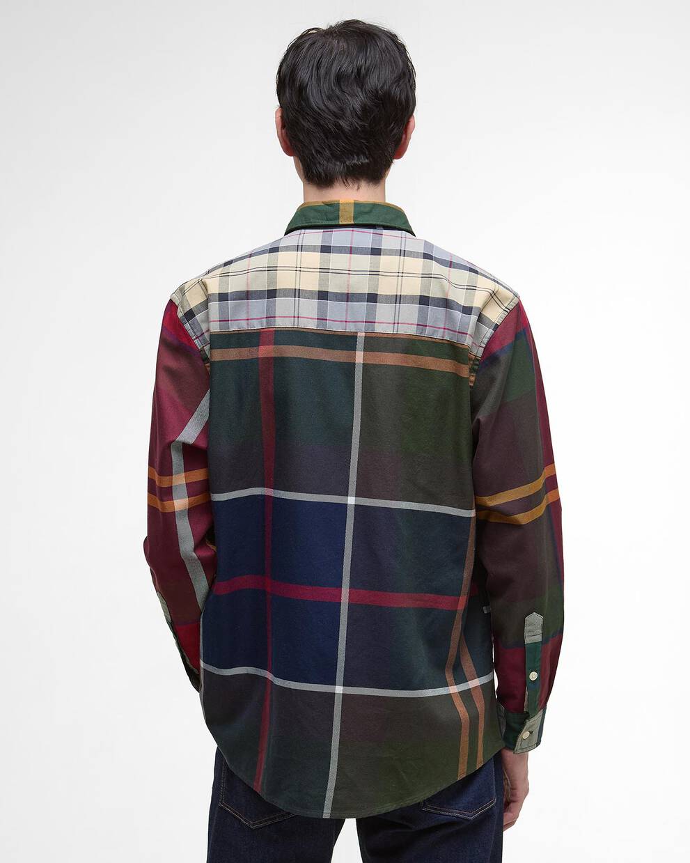 Hemd Patchwork Oversized Tartan