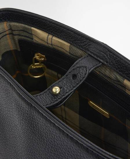 Bucket Bag Cedar Leder Black