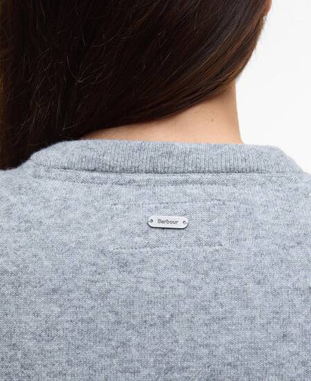 Cardigan Pendle Grey Marl/Hessian Tartan