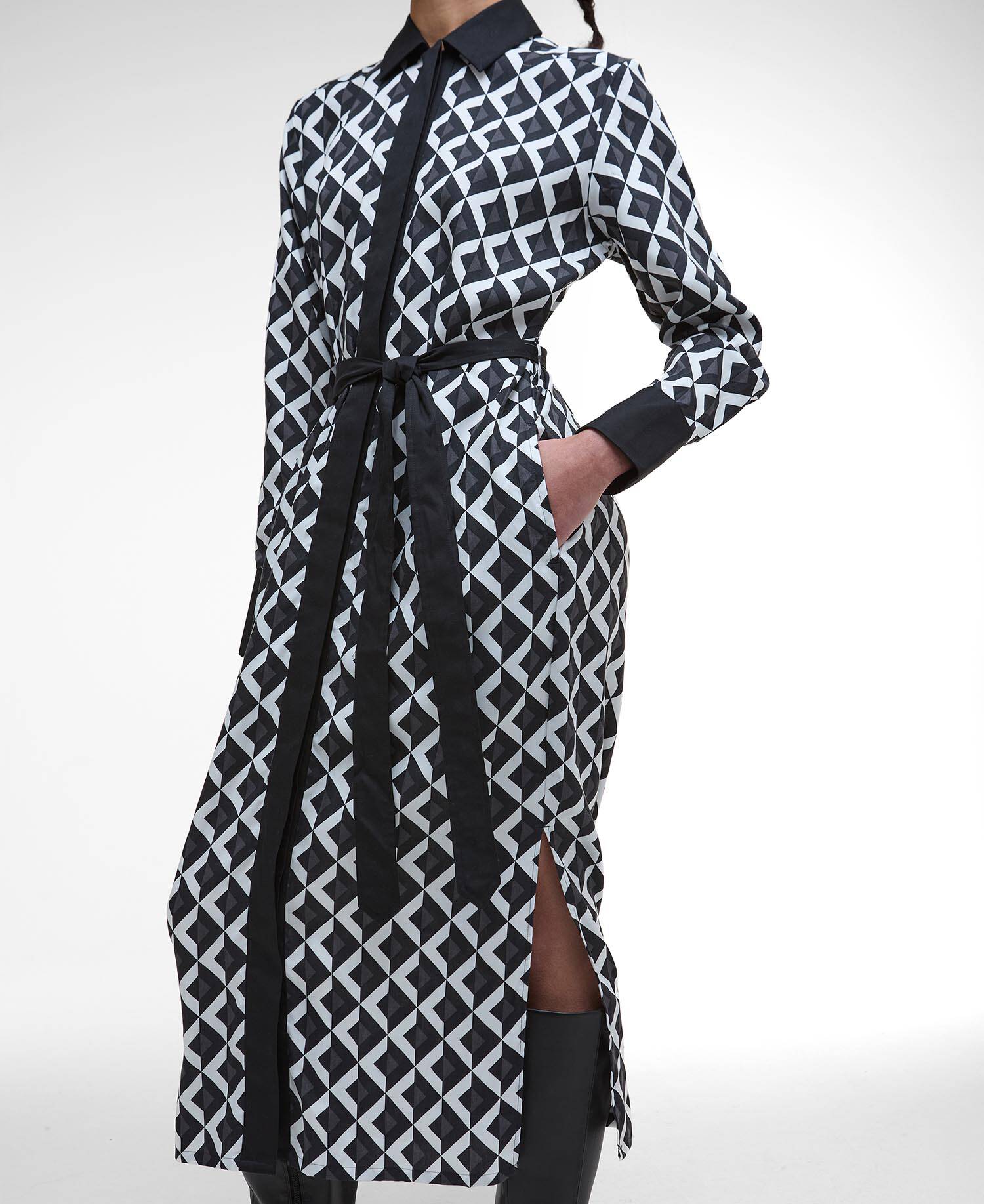 Kleid Demi Printed Midi image number 4