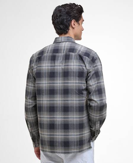 Hemd Hall Check Long-Sleeved Cool Blue