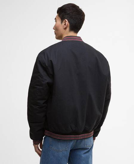 Collegejacke Dobson Casual Varsity Black