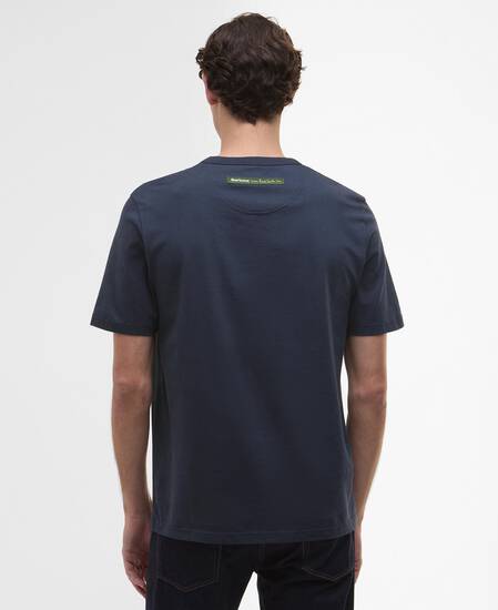 Paul Smith loves Barbour T-Shirt Wax Can Graphic Champion Blue