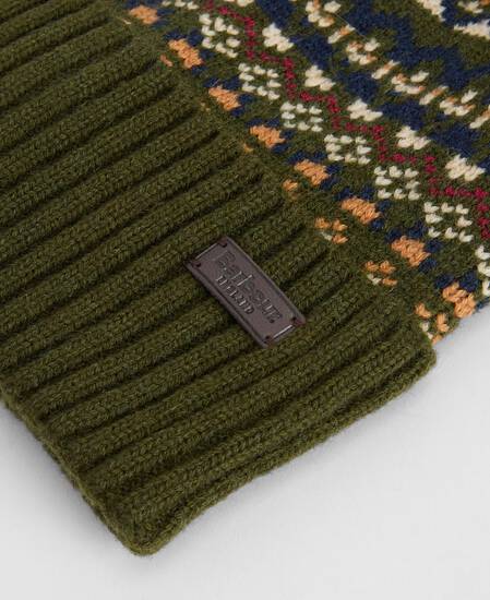 Beanie Marlow Fair Isle Olive