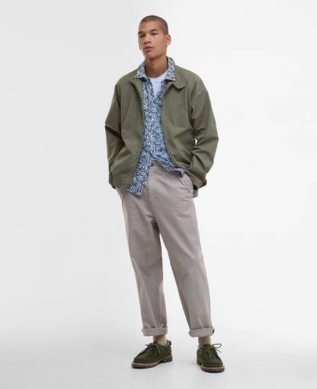 Jacke Royston Cotton Harrington Light Moss