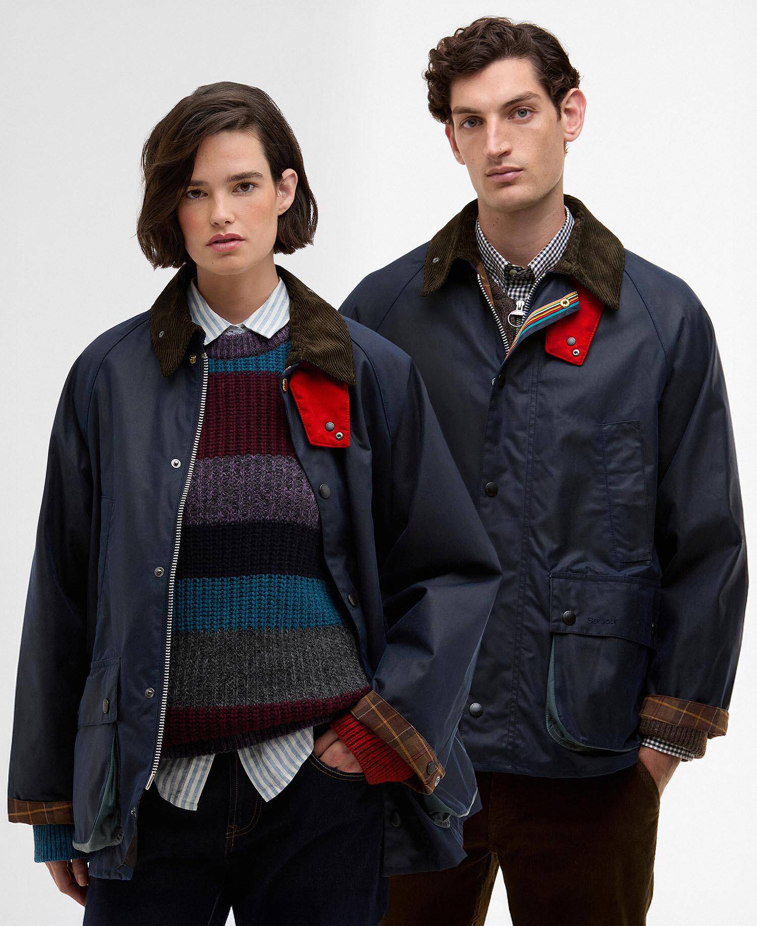 Paul Smith loves Barbour Wachsjacke Oversized Bedale image number 0