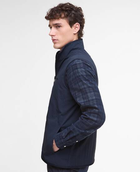 Fleeceweste Reversible Navy