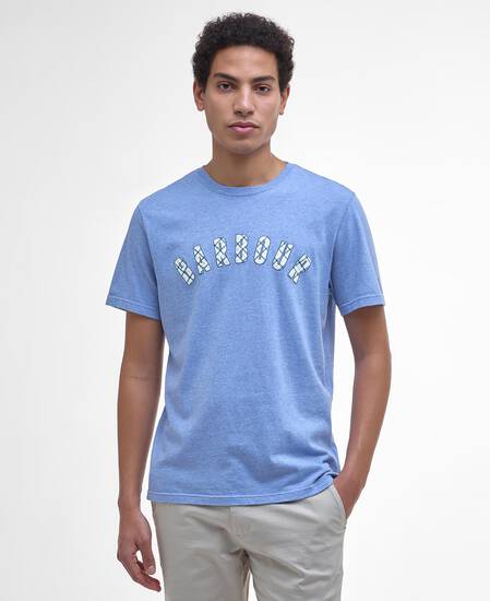 T-Shirt Torpoint Tartan Logo Chambray