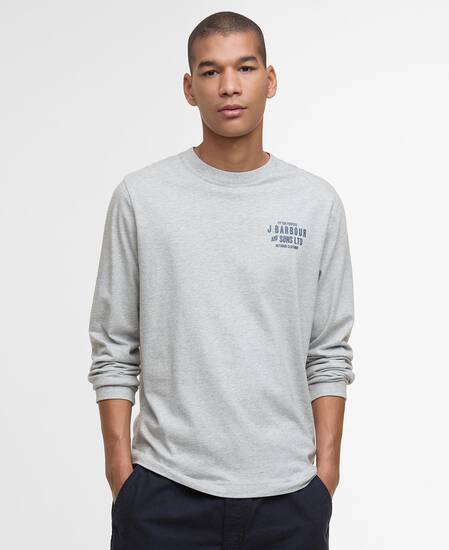 Sweatshirt Pointer Graphic Grey Marl