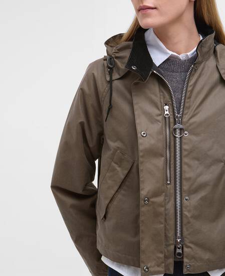 Barbour for Margaret Howell Wachsjacke Transport Damen Kelp