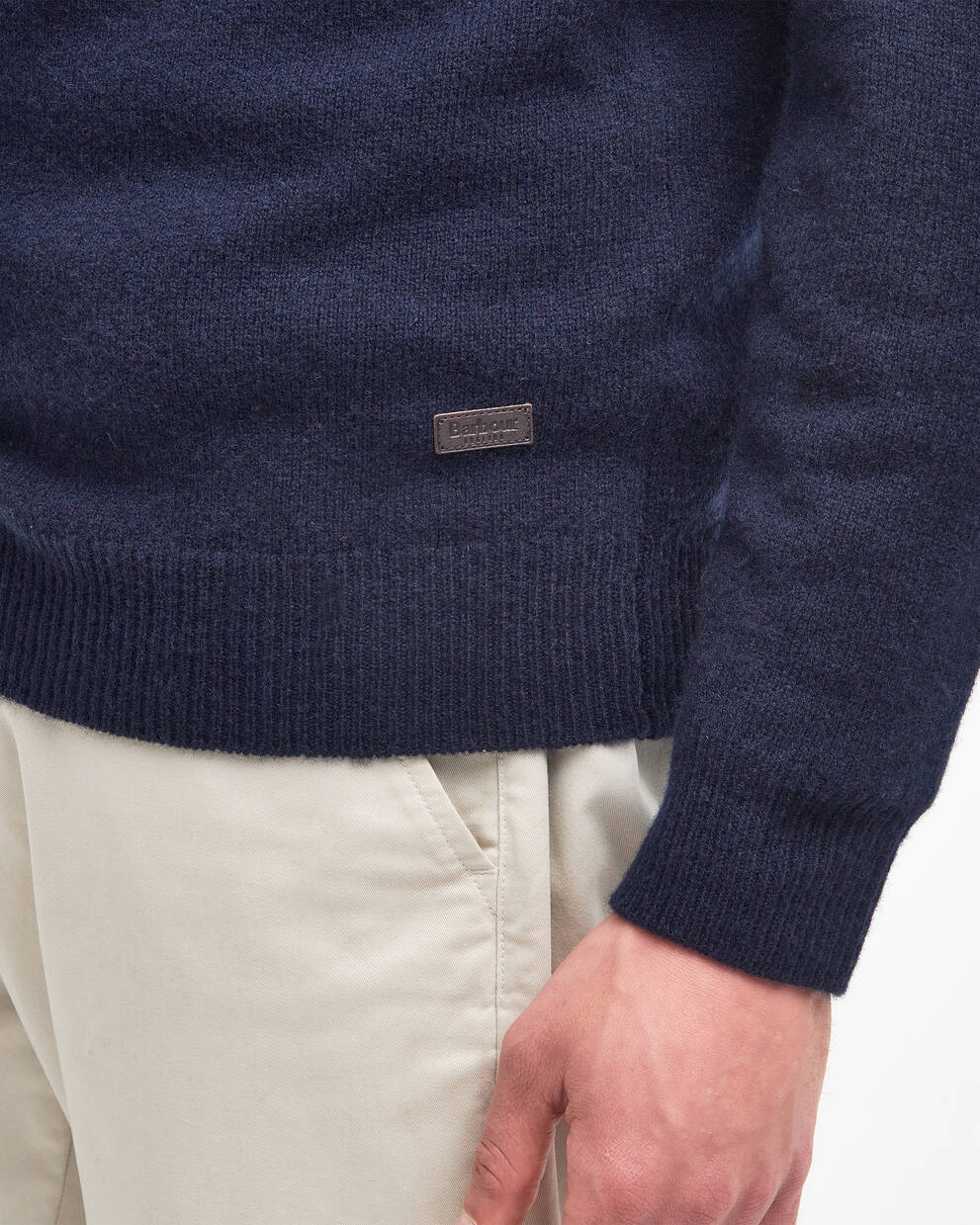 Essential Pullover Patch Half Zip