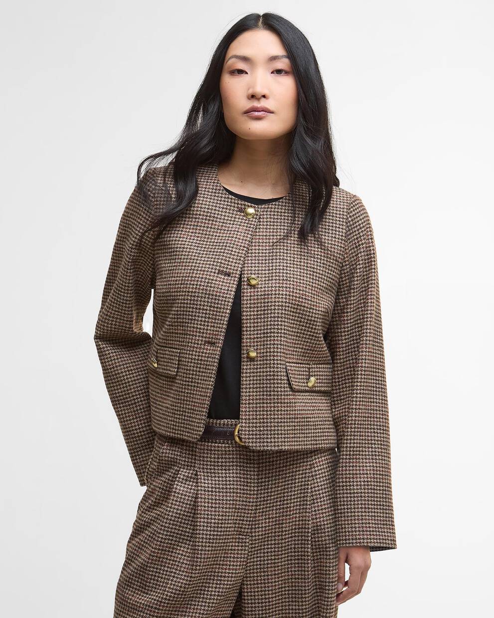 Jacke Corina Collarless Tailored