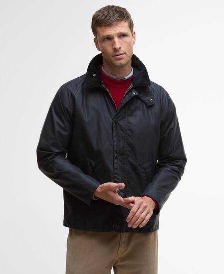 Wachsjacke Tracker Navy