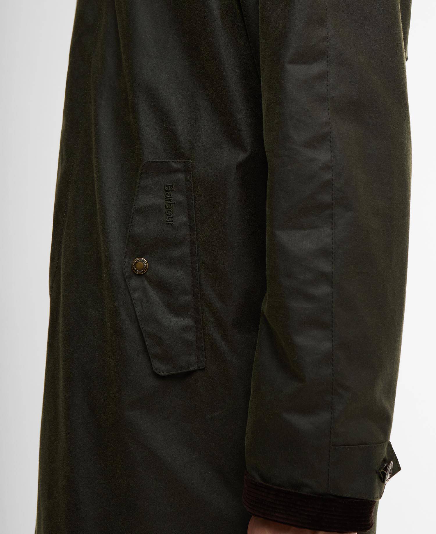 Barbour x Baracuta Car Coat Tyne Waxed image number 5