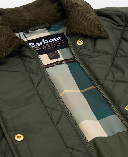 Steppjacke Aldburgh Olive/Ancient Tartan