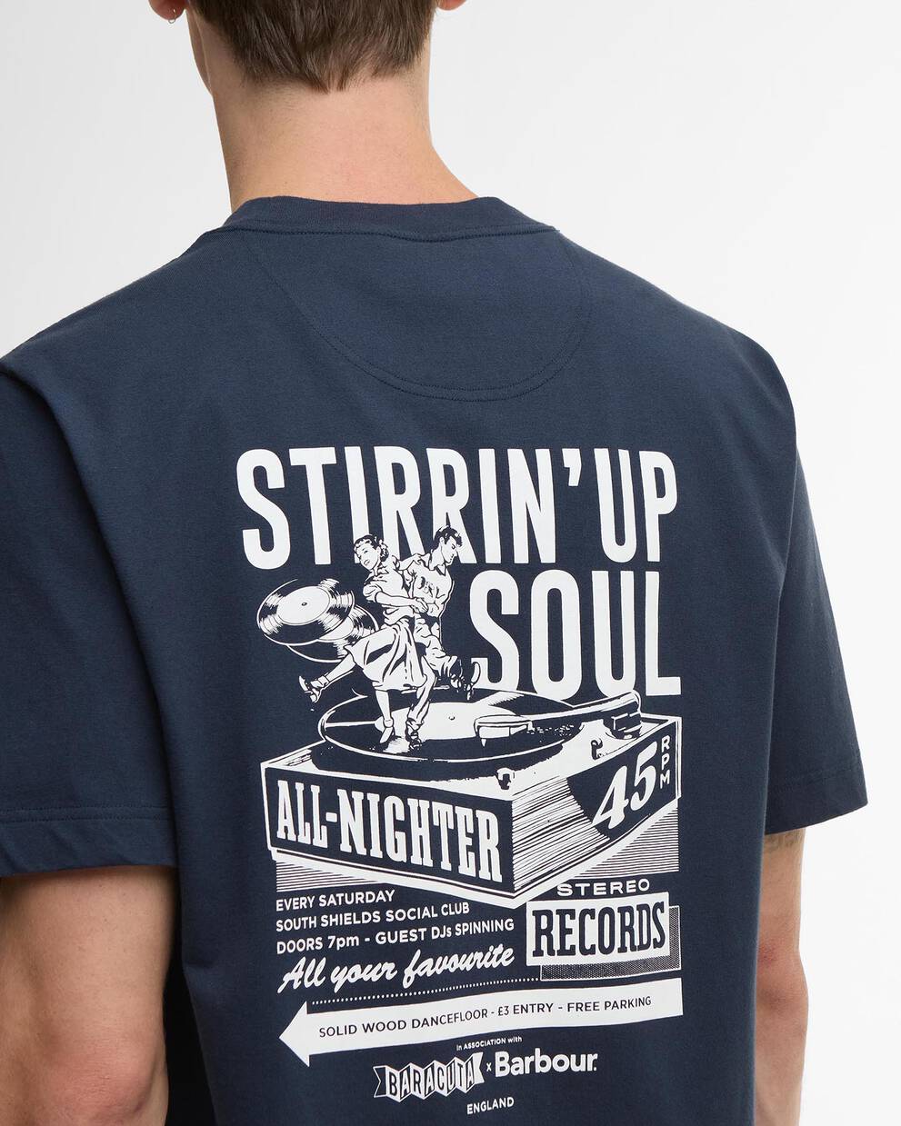 Barbour x Baracuta T-Shirt All Nighter Oversized