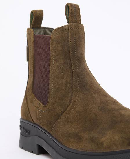 Chelsea Boots Turnbull Oiled Olive Suede