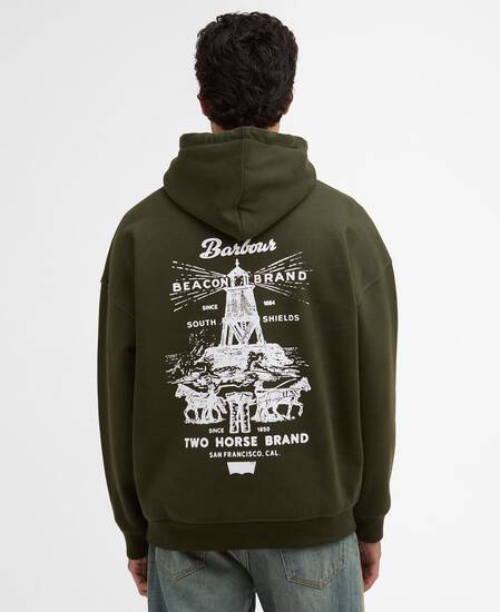 Barbour x Levi’s® Hoodie Graphic Rosin