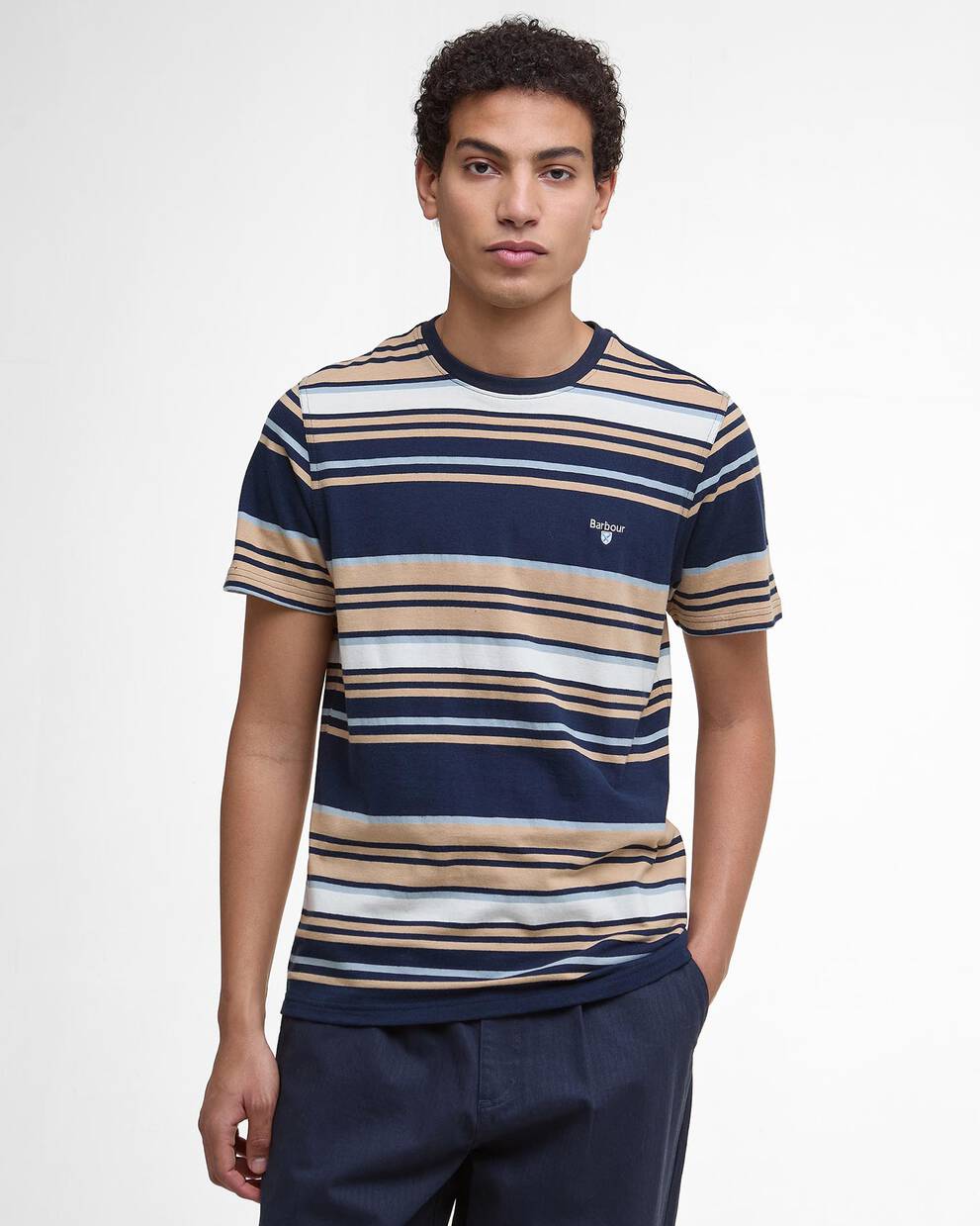 T-Shirt Aickmen Striped Tailored